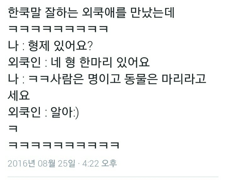 한국말 잘하는 외국인 만난 썰 | 인스티즈