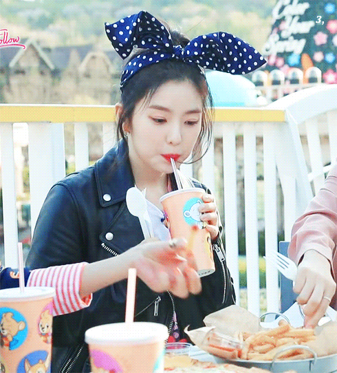 음식 먹는 모습도 이쁜 아이린.gif | 인스티즈