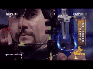 양궁 마스터의 양궁 실력 클라스.gif | 인스티즈