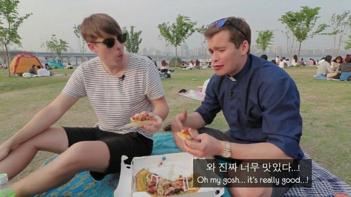 한국 피자 먹고 뿅간 영국 남자 | 인스티즈