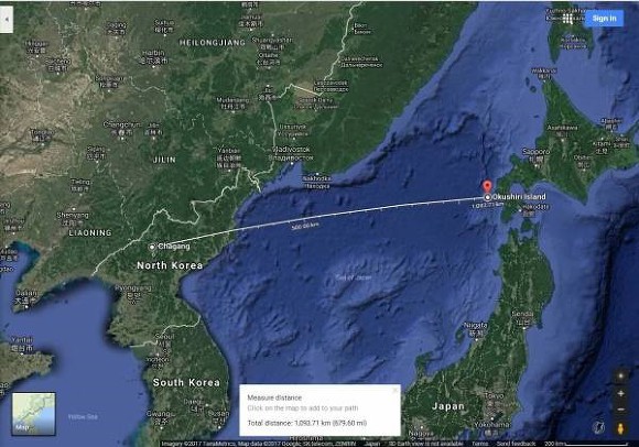 조금만 빗나갔어도 일본 본토에 떨어질 뻔했던 ICBM | 인스티즈