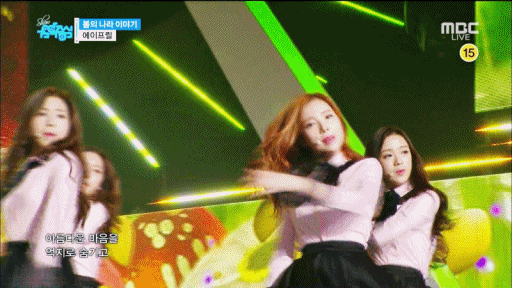 [데이터주의] 170107 음중 에이프릴 - 봄의 나라 이야기.gif | 인스티즈