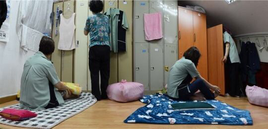 홍대입구역 청소하시는 분들의 쉼터 | 인스티즈