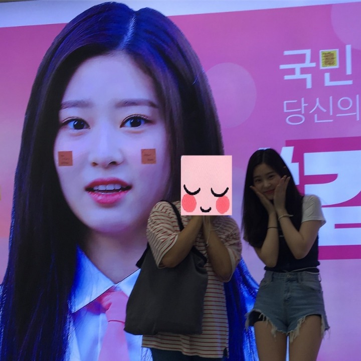 프듀48 김민주 지하철 광고인증.jpg | 인스티즈