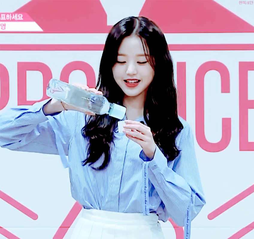 상큼한 프로듀스48 장원영.gif | 인스티즈