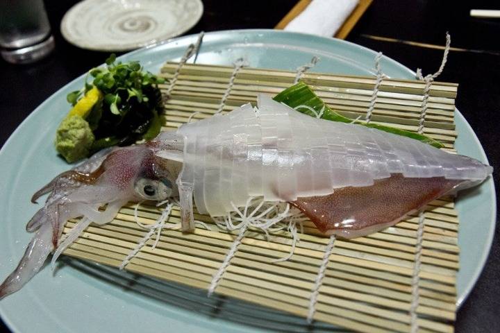 약간징그러움)일본의 오징어회.jpg | 인스티즈