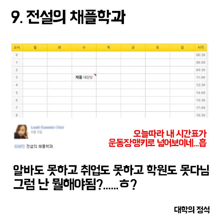 개강직전 다시보는 유형별 시간표.jpg | 인스티즈