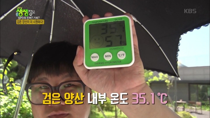 검은 양산이 더 시원하다? | 인스티즈