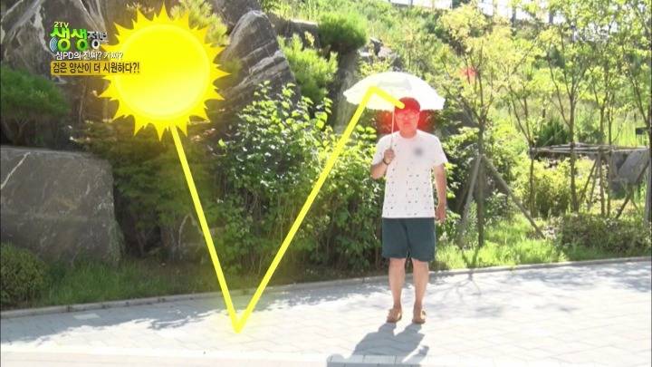 검은 양산이 더 시원하다? | 인스티즈