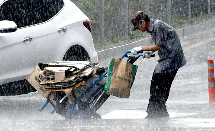 소나기때문에 박스 못파신 할아버지.jpg | 인스티즈