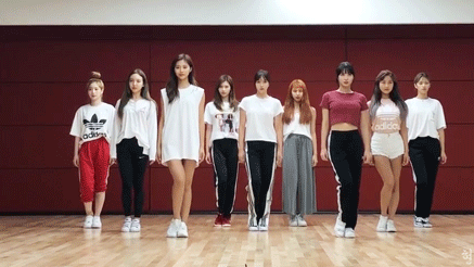 쾌감이 느껴지는 트와이스 신곡 DTNA 칼군무.gif | 인스티즈