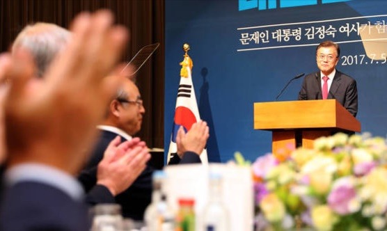 독일 교민들과 만난 문 대통령.jpg | 인스티즈