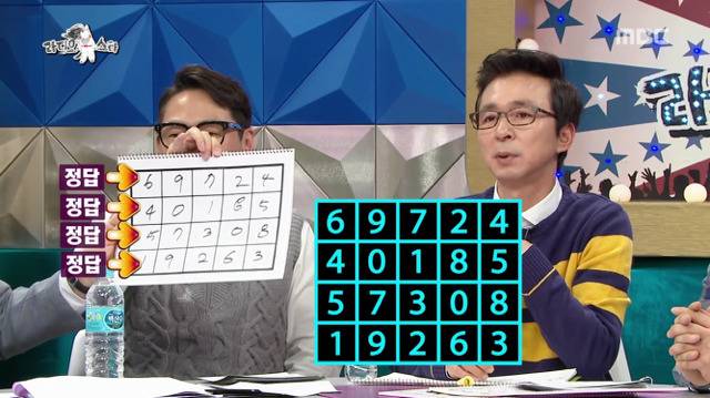 [라디오스타] 서울대 출신 게스트를 위한 간단 기억력테스트.jpg | 인스티즈