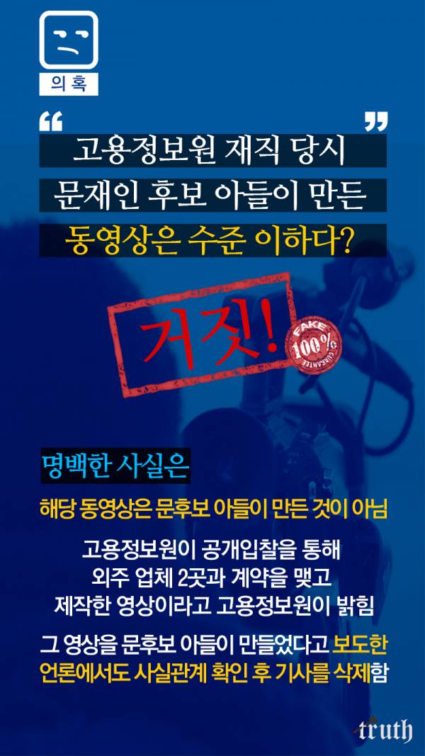 [문재인블로그] 문준용의혹 공식 팩트체크 | 인스티즈