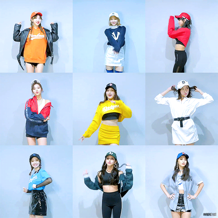 9분할로 보는 트와이스.gif | 인스티즈