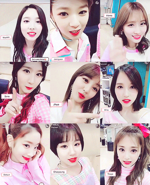 9분할로 보는 트와이스.gif | 인스티즈