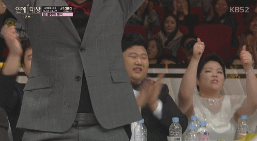 연예대상 하드캐리하고 수상소감 기립박수 받은 유민상.jpgif | 인스티즈