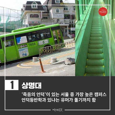 지옥의 오르막을 자랑하는 대학교들 | 인스티즈