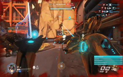 [오버워치] 죽고나서 팀원들 구경할때 꿀잼인부분.gif | 인스티즈