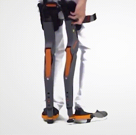 휴대용 입는 의자.gif | 인스티즈