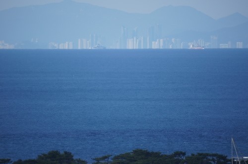 대마도에서 본 부산 | 인스티즈