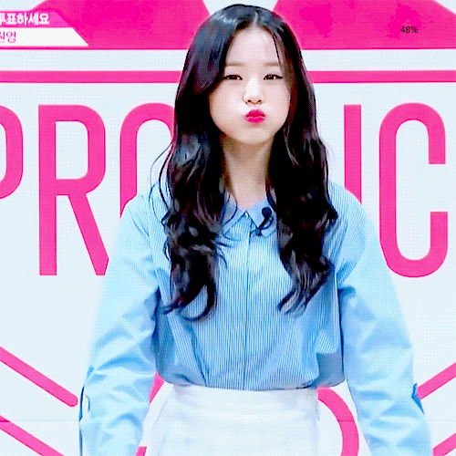 [프로듀스48] 아이돌 느낌 물씬 나는 연습생 6인.gif | 인스티즈