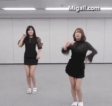 하영과 보미의 샤샤샤.gif | 인스티즈