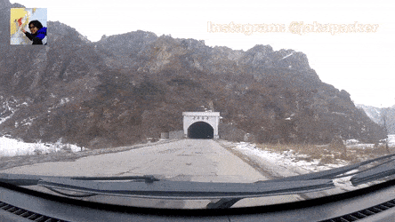 북한 고속도로 터널 진입.gif | 인스티즈