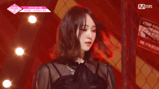 [프듀48] 윙크요정 타카하시 쥬리.gif | 인스티즈