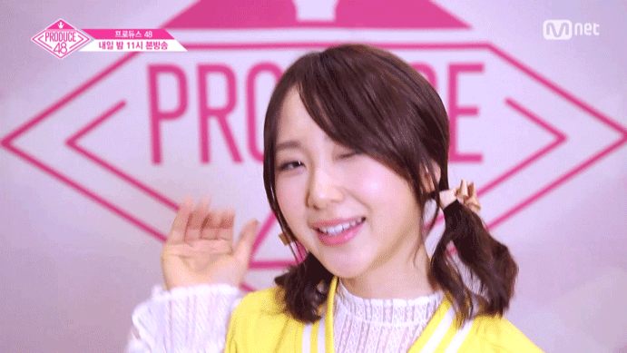 [프듀48] 윙크요정 타카하시 쥬리.gif | 인스티즈
