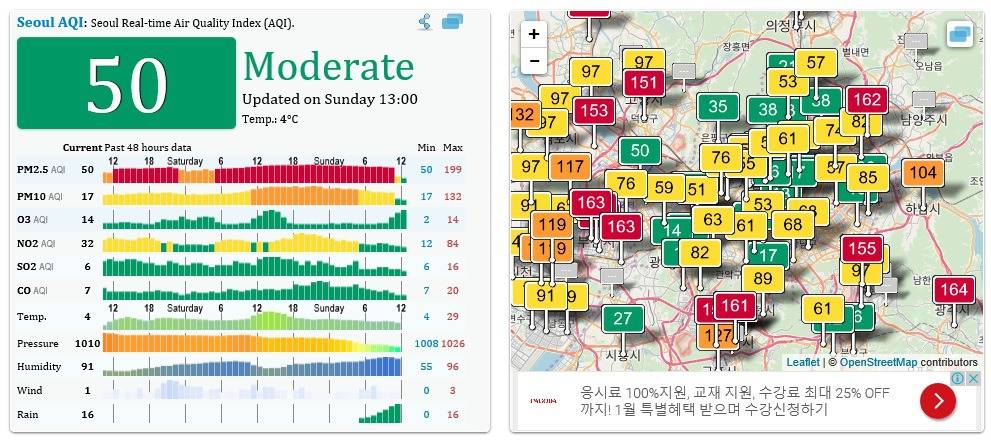 서울 미세먼지 괜찮아졌습니다 | 인스티즈