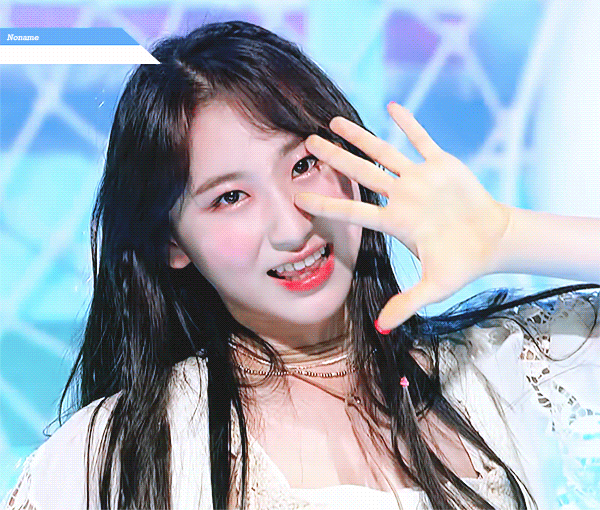 [프로듀스48] 1000% 팀 엔딩요정 보정움짤 | 인스티즈