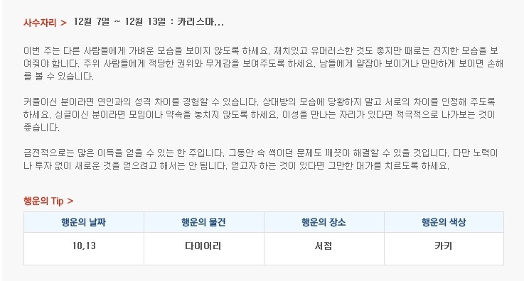 산수도인 별자리 운세 (12월 7일 ~ 12월 13일) | 인스티즈