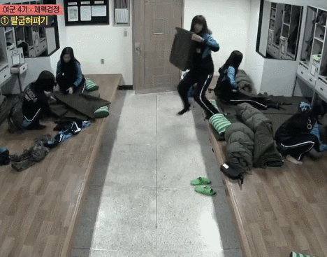 진짜 위험했던 진사 여군특집 이채영.gif | 인스티즈