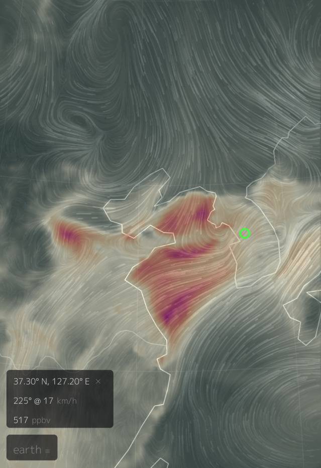 미세먼지 한국쪽으로 다 몰아내고 평화로운 중국 | 인스티즈