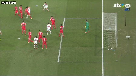 시리아 마지막 골대 강타때 박스안 상황 gif | 인스티즈