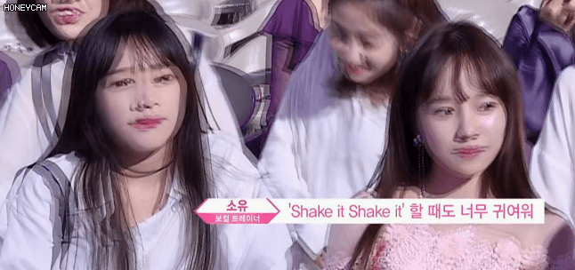 프듀48 10화에서도 같이 있는 최예나 조유리.gif | 인스티즈