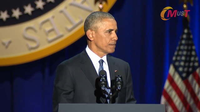 오바마가 마지막 연설중에 아내와 딸에게 전하는 말.jpg | 인스티즈