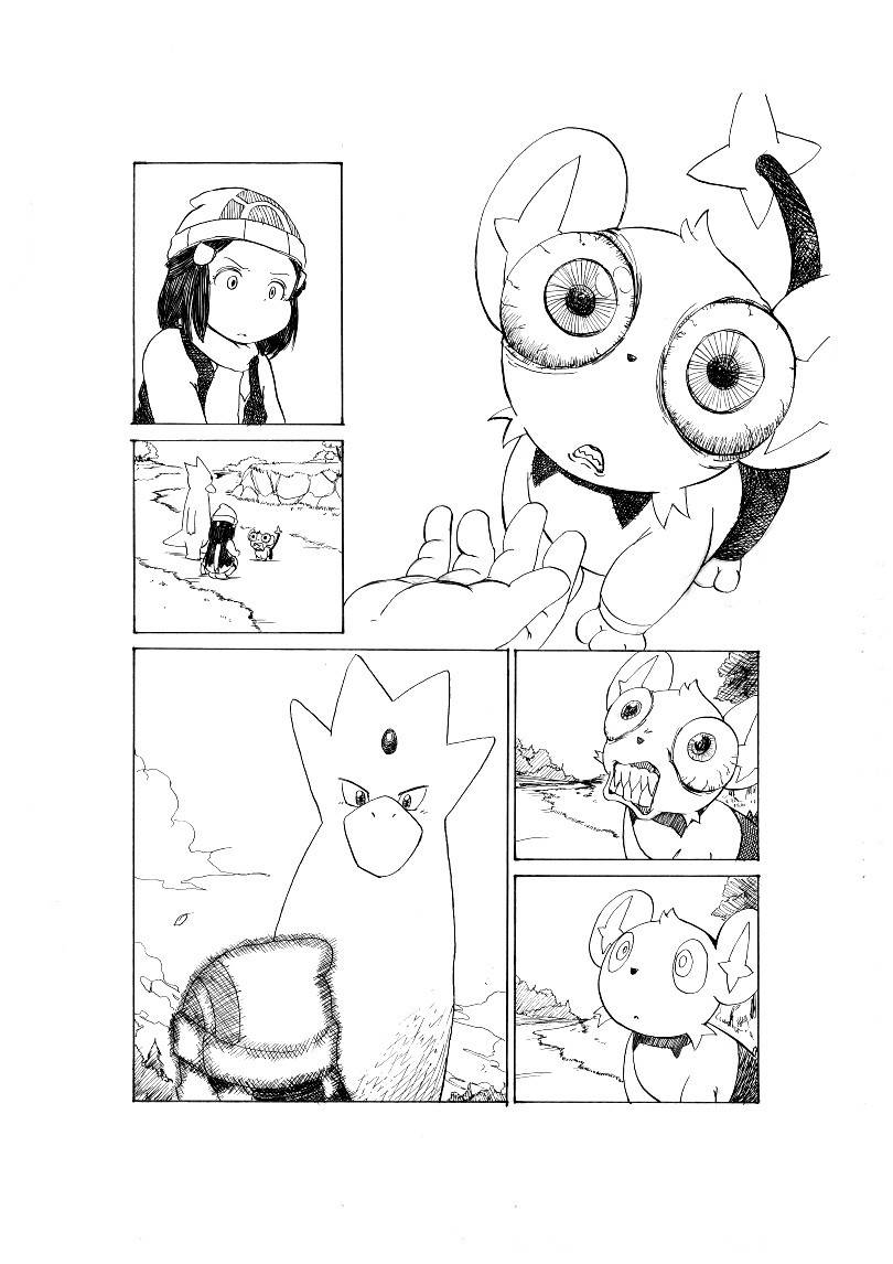 개꿀잼 포켓몬 만화)빛나랑 골덕-격투 202번 도로 | 인스티즈