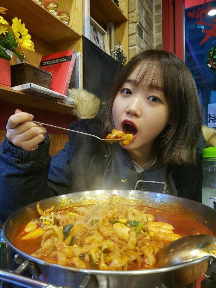 닭발 먹기전에 작별인사 하는 아이오아이 최유정 | 인스티즈