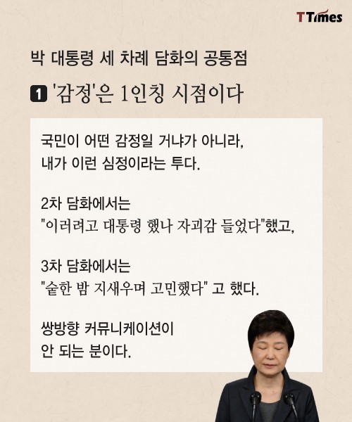 박근혜 3번씩 사과하고도 도대체 달라진 게 없다 | 인스티즈