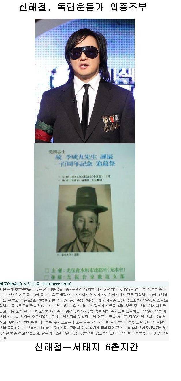 독립운동가의 후손 연예인들.jpg 대단하네 ㄷㄷㄷㄷ | 인스티즈