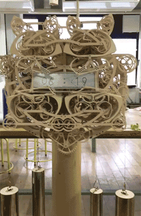 일본 대학생이 만든 시계.gif | 인스티즈