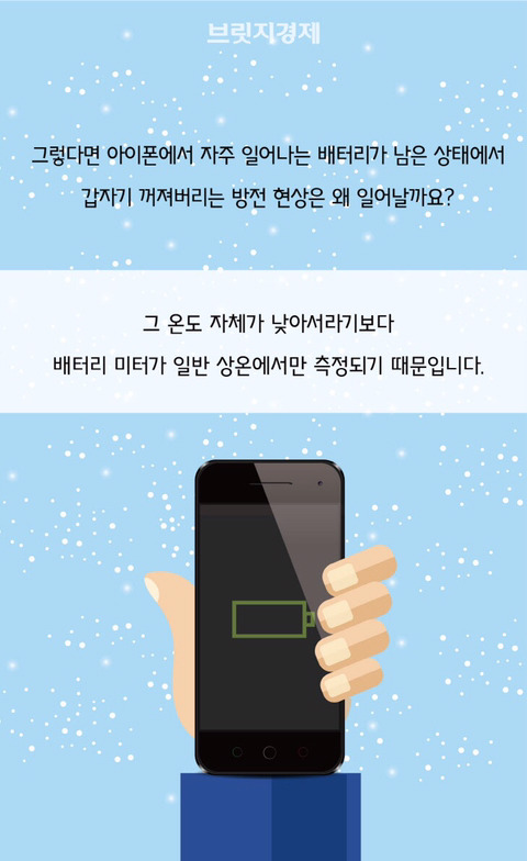 겨울철 스마트폰 배터리가 빨리 닳는 이유 | 인스티즈