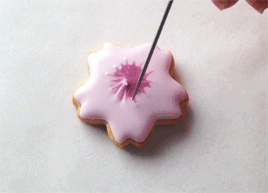 벚꽃 쿠키 만들기.gif | 인스티즈