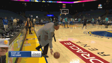 커리가 3점을 잘 던지는 이유.gif | 인스티즈