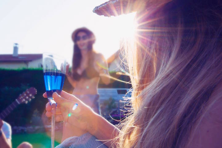 특이한 블루 와인 | 인스티즈