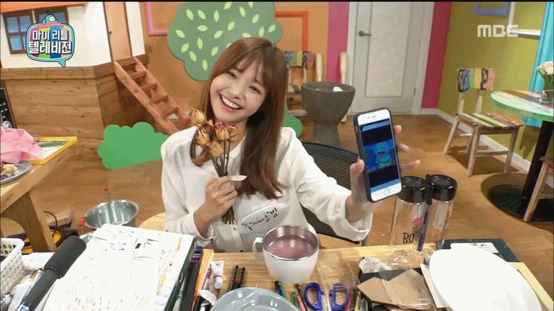 [마리텔] 꼬부기 따라 하는 하연수.jpgif | 인스티즈