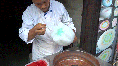 중국의 솜사탕 장인.gif | 인스티즈