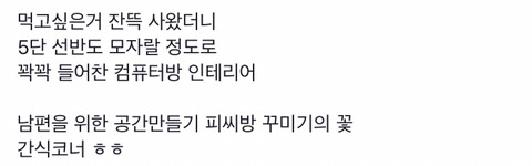 겜돌이 남편을 위한 PC방 만들기 | 인스티즈